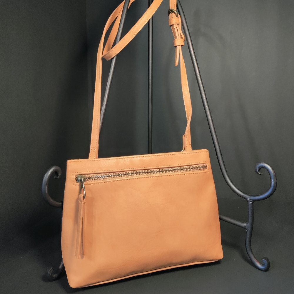 Universal Thread Goods Co. Tan Crossover Bag/Purs… - image 1